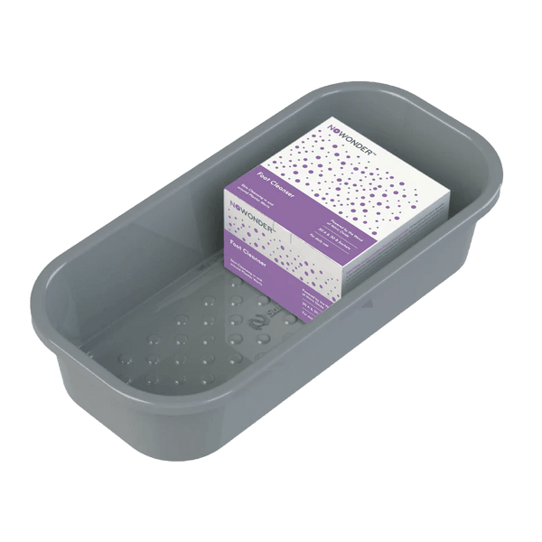 NoWonder Wart Kit - Box of Foot Cleanser and a foot container
